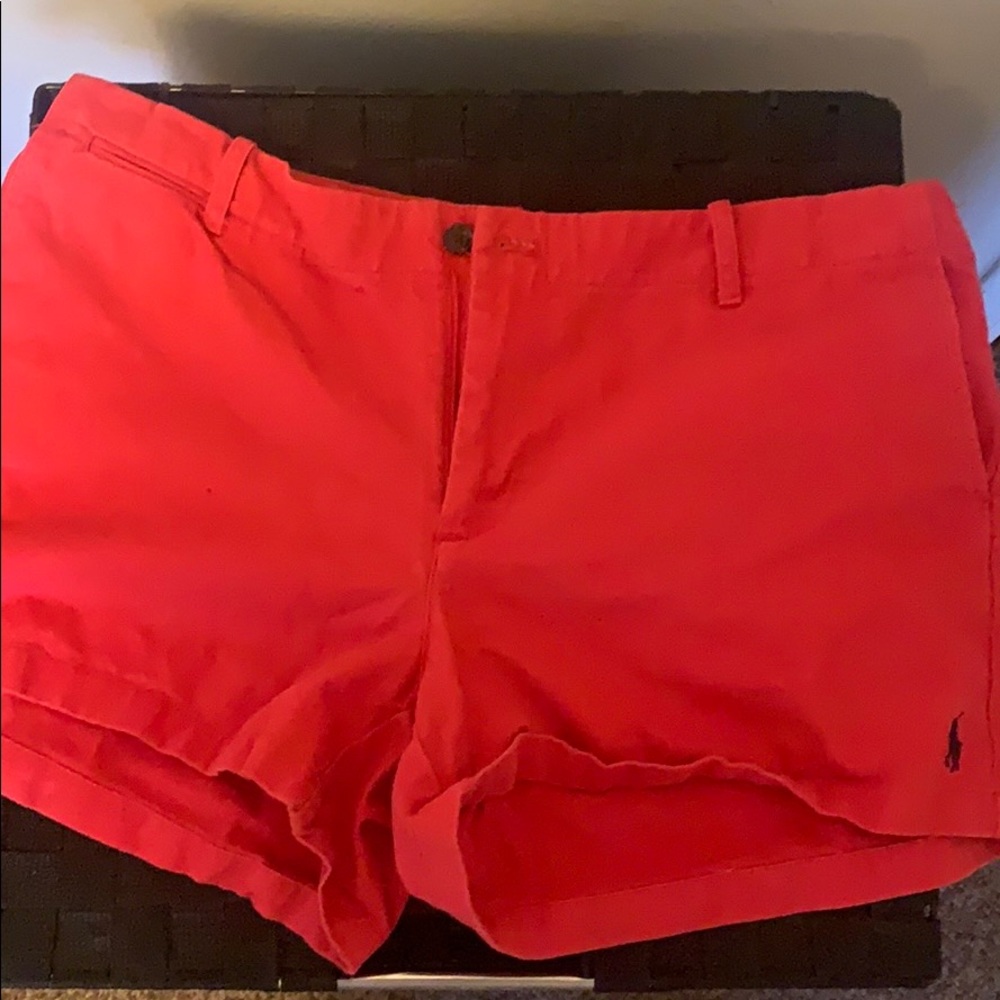Red shorts